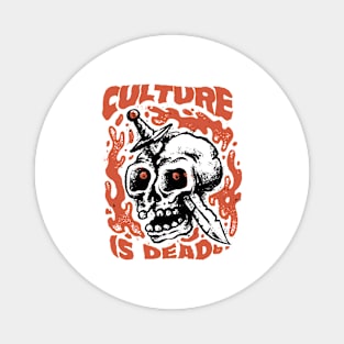 Rebel Culture Skull Magnet